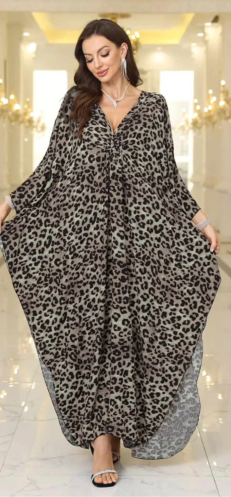 Women's Cotton Beach Dress Loose Long Robe Bikini Cover up