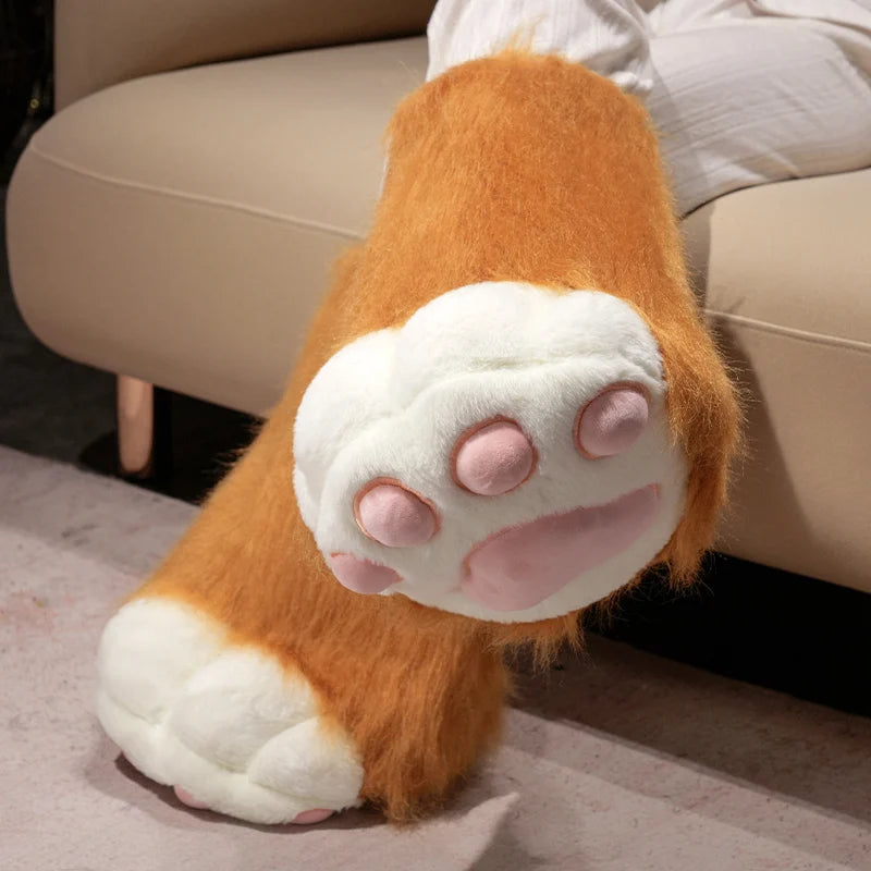 Kawaii Plush Furry Cat Gloves/ Furry Bird Wings or Furry Fox Paws