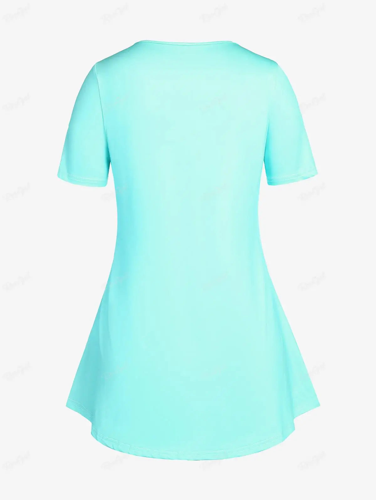 Summer T-Shirt, Cute Cat Print Tee