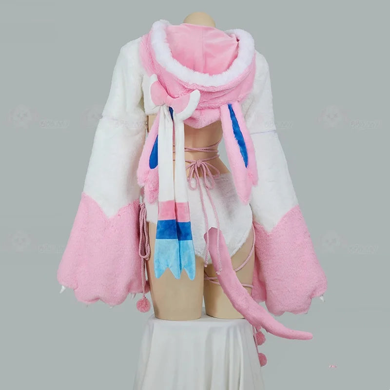 Sylveon Nymphali Feelinara Cosplay Role-Playing Costumes
