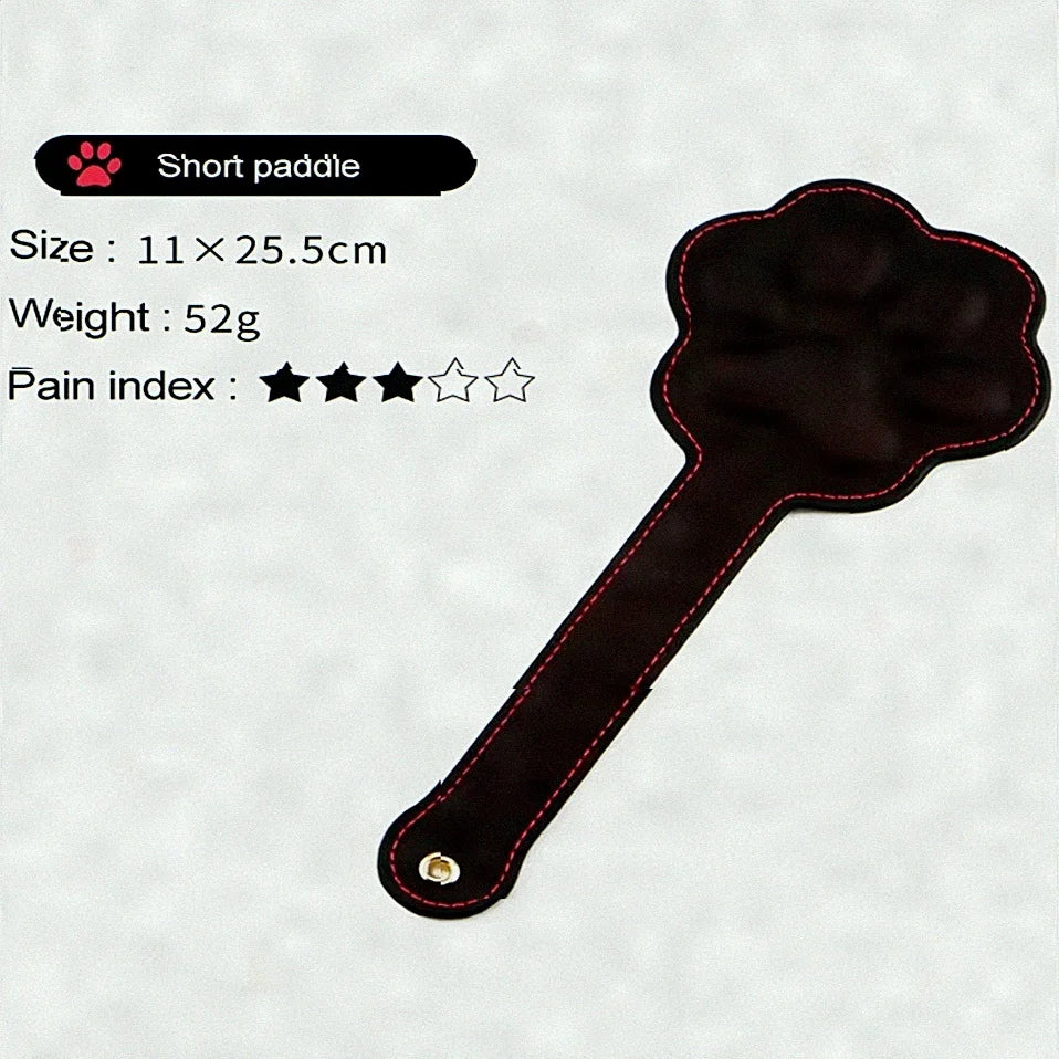 Body Heat Sensitive Colour Changing Leather Spanking Paddles