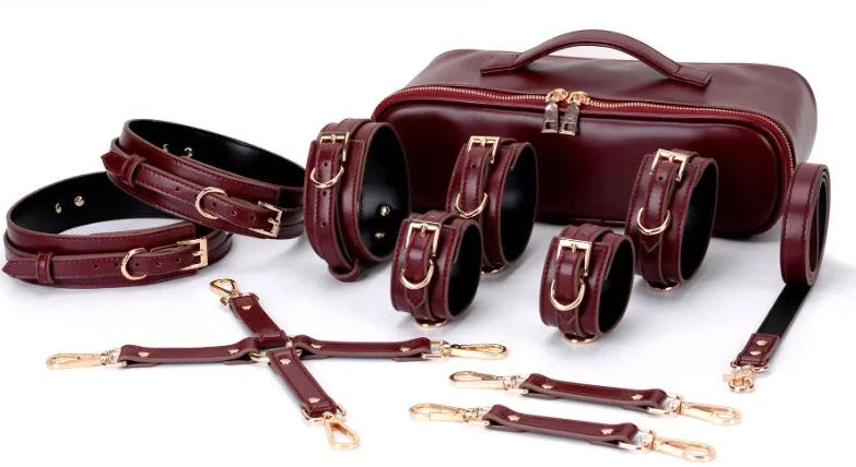 Bondage Sets Luxury PU Leather BDSM Kits