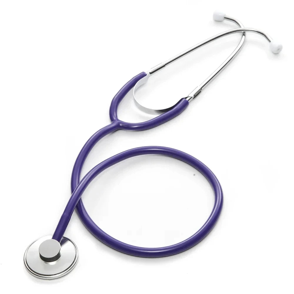 Portable Single Head Stethoscope Professional Medical Equipment Device Student Vet Nurse Clinic