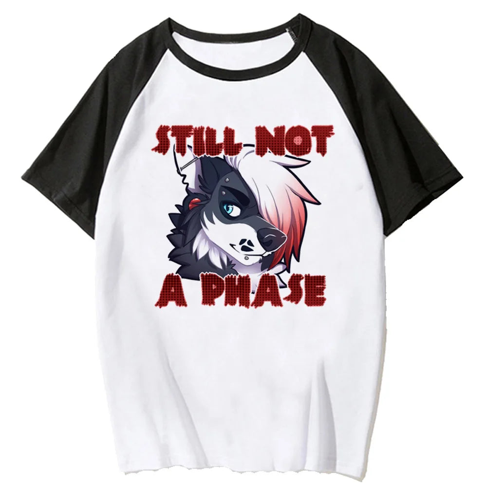 Furry Tee Streetwear Comic Funny Top