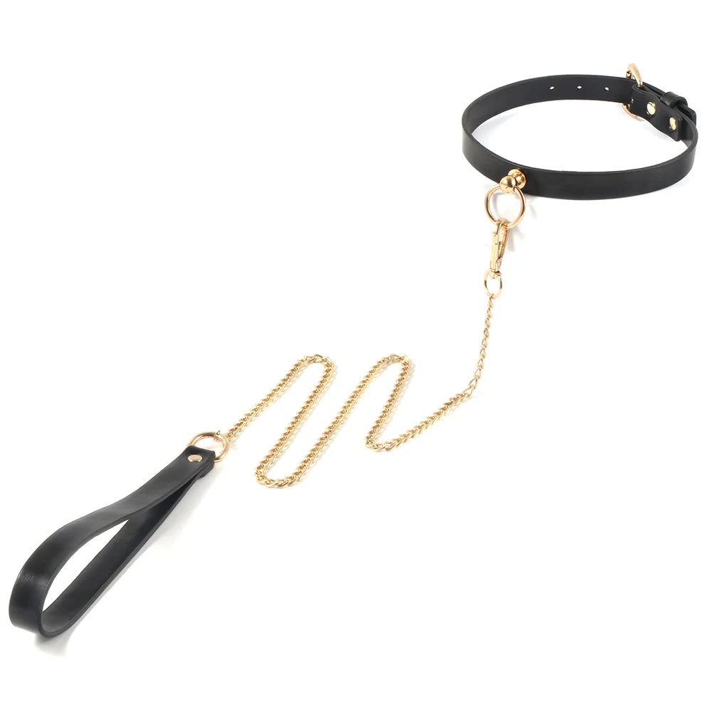 PU Leather Bondage Kit Restraints Handcuff SM Collar Mouth Ball Gag Flogger Bondage Tape Sex Toys For Couples