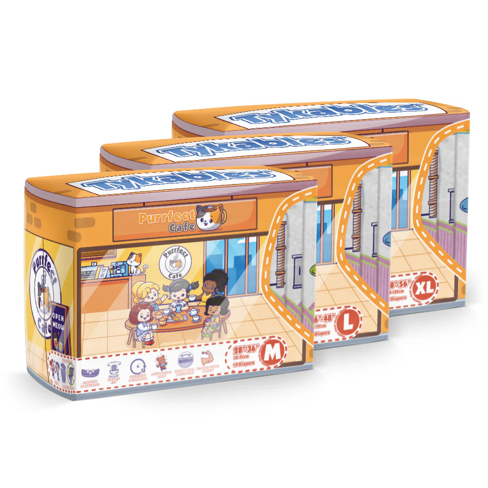 Tykables Purrfect Cafe Diapers