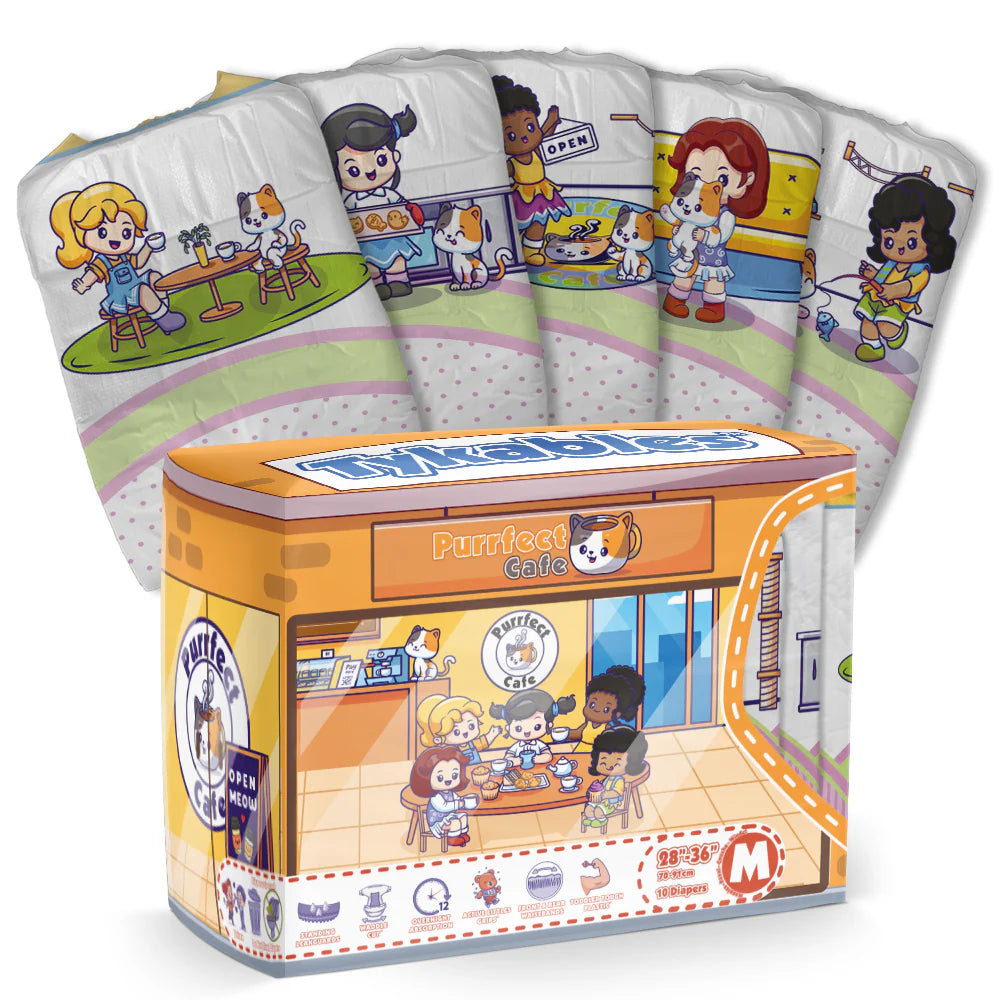 Tykables Purrfect Cafe Diapers