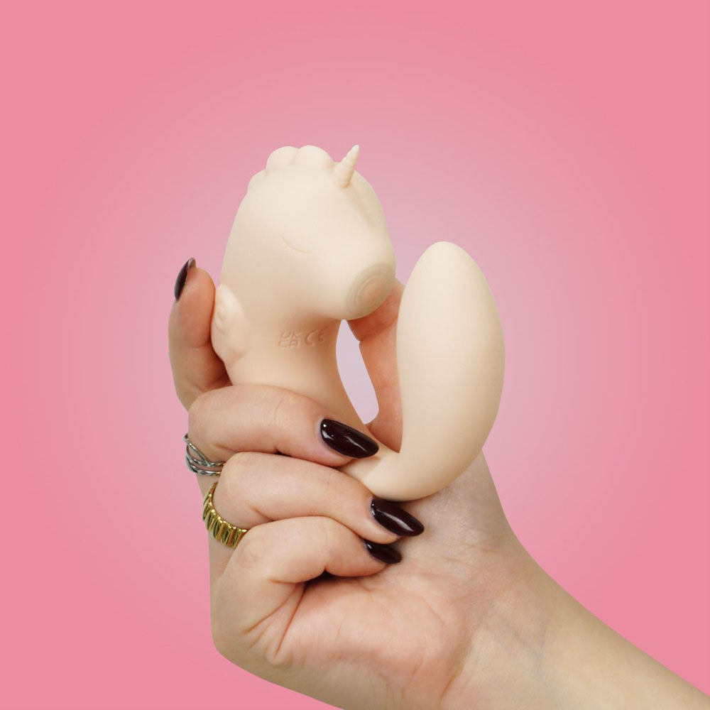 Unihorn - C Horse - Coral Throb -USB Rechargeable Dual Unicorn Vibrator