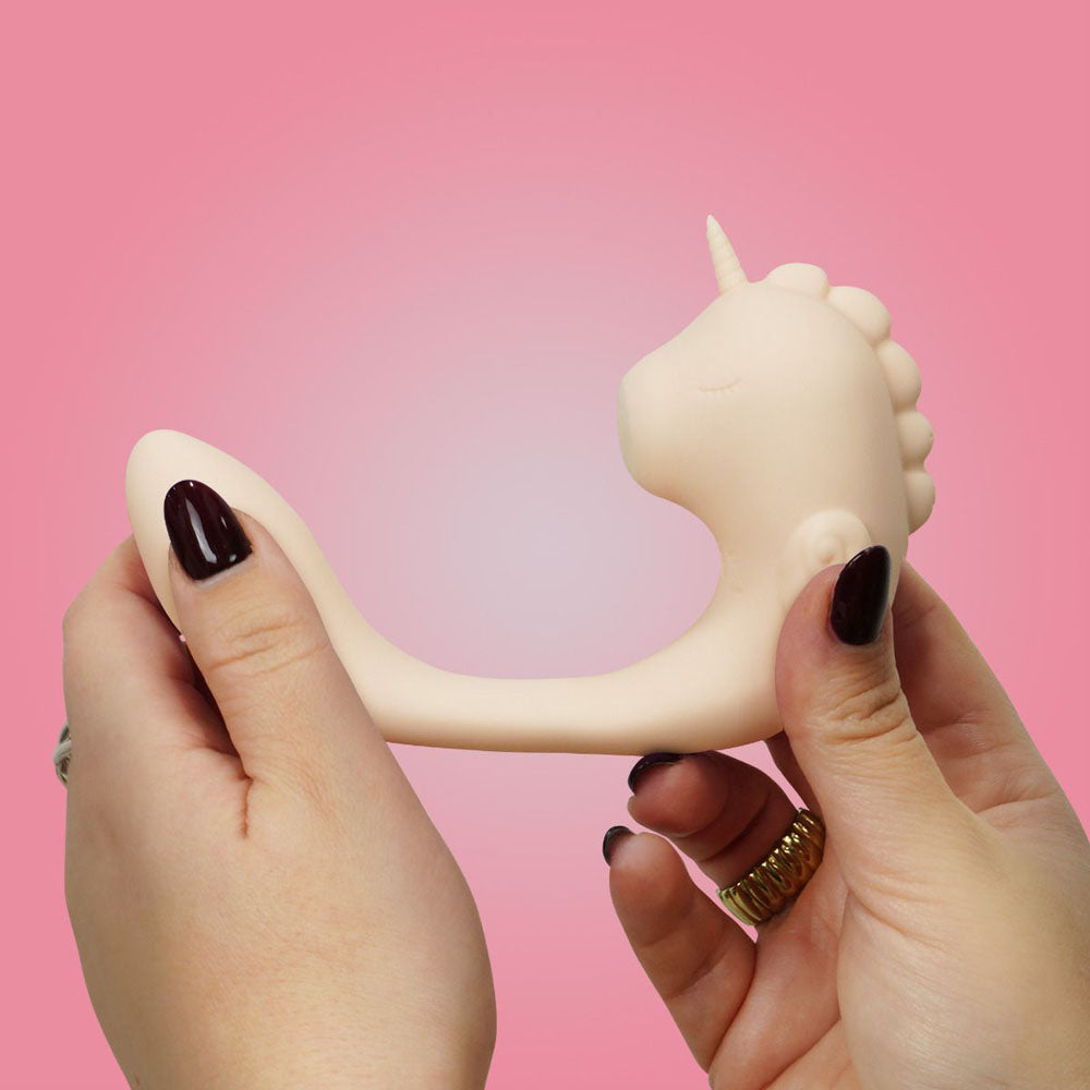 Unihorn - C Horse - Coral Throb -USB Rechargeable Dual Unicorn Vibrator