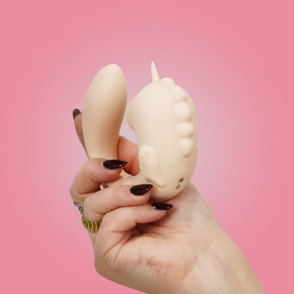 Unihorn - C Horse - Coral Throb -USB Rechargeable Dual Unicorn Vibrator