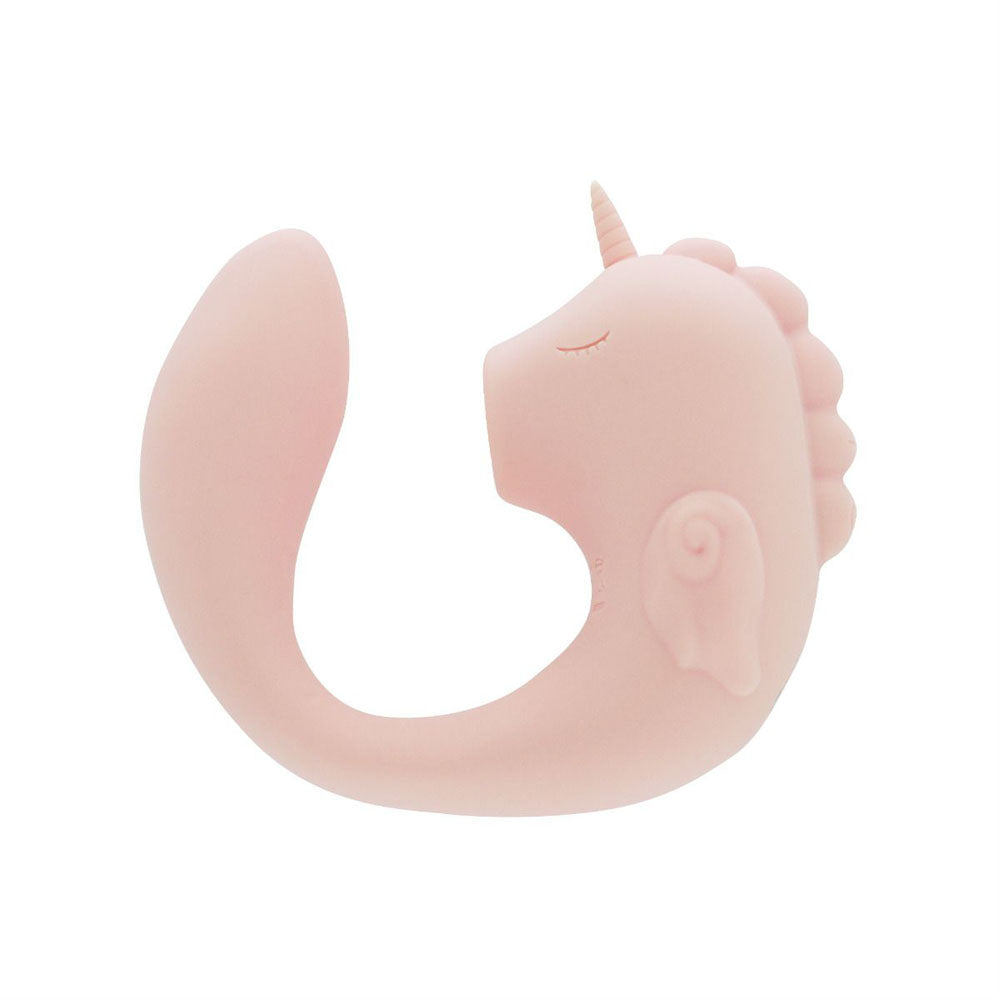 Unihorn - C Horse - Coral Throb -USB Rechargeable Dual Unicorn Vibrator