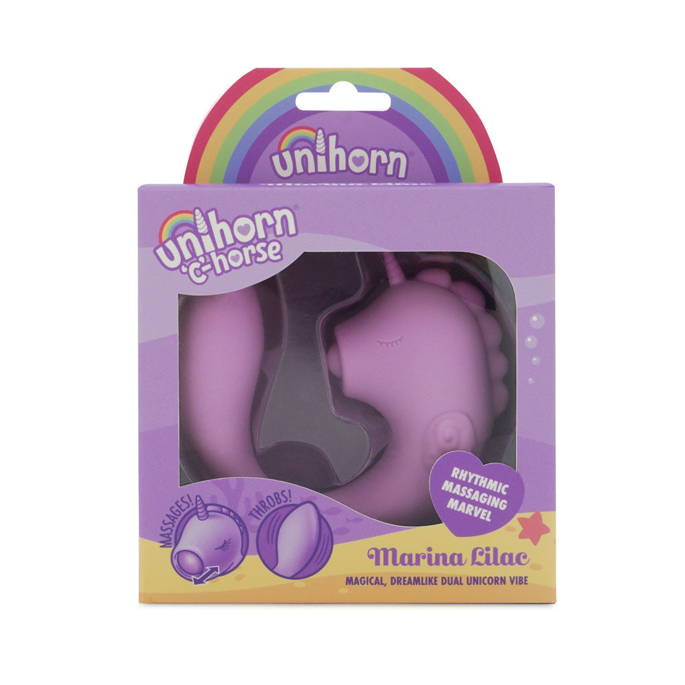 Unihorn - C Horse - Marina Lilac -USB Rechargeable Dual Unicorn Vibrator