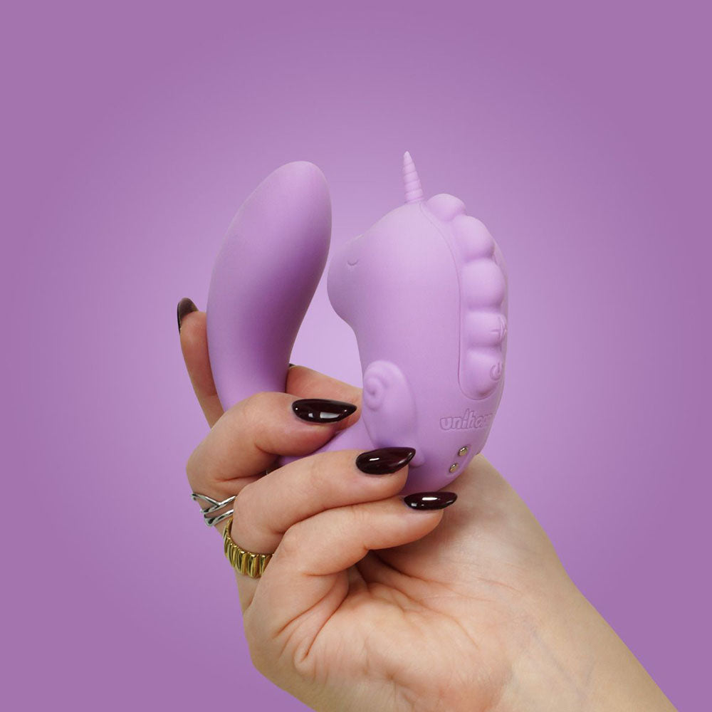 Unihorn - C Horse - Marina Lilac -USB Rechargeable Dual Unicorn Vibrator