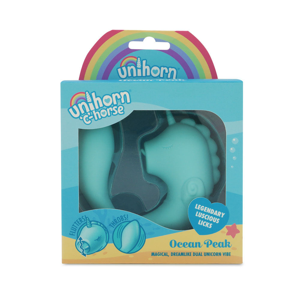 Unihorn - C Horse - Ocean Peak -USB Rechargeable Dual Unicorn Vibrator