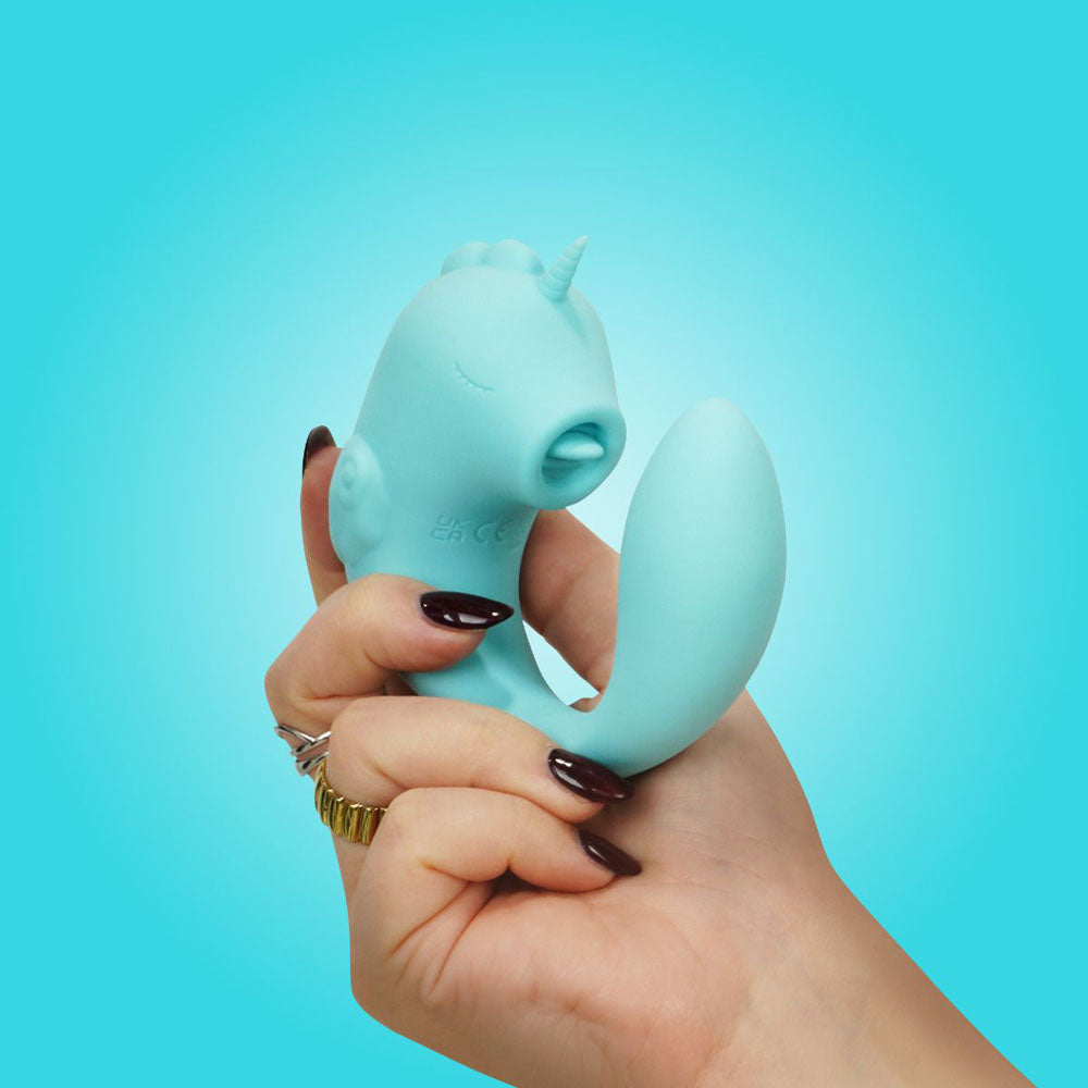 Unihorn - C Horse - Ocean Peak -USB Rechargeable Dual Unicorn Vibrator