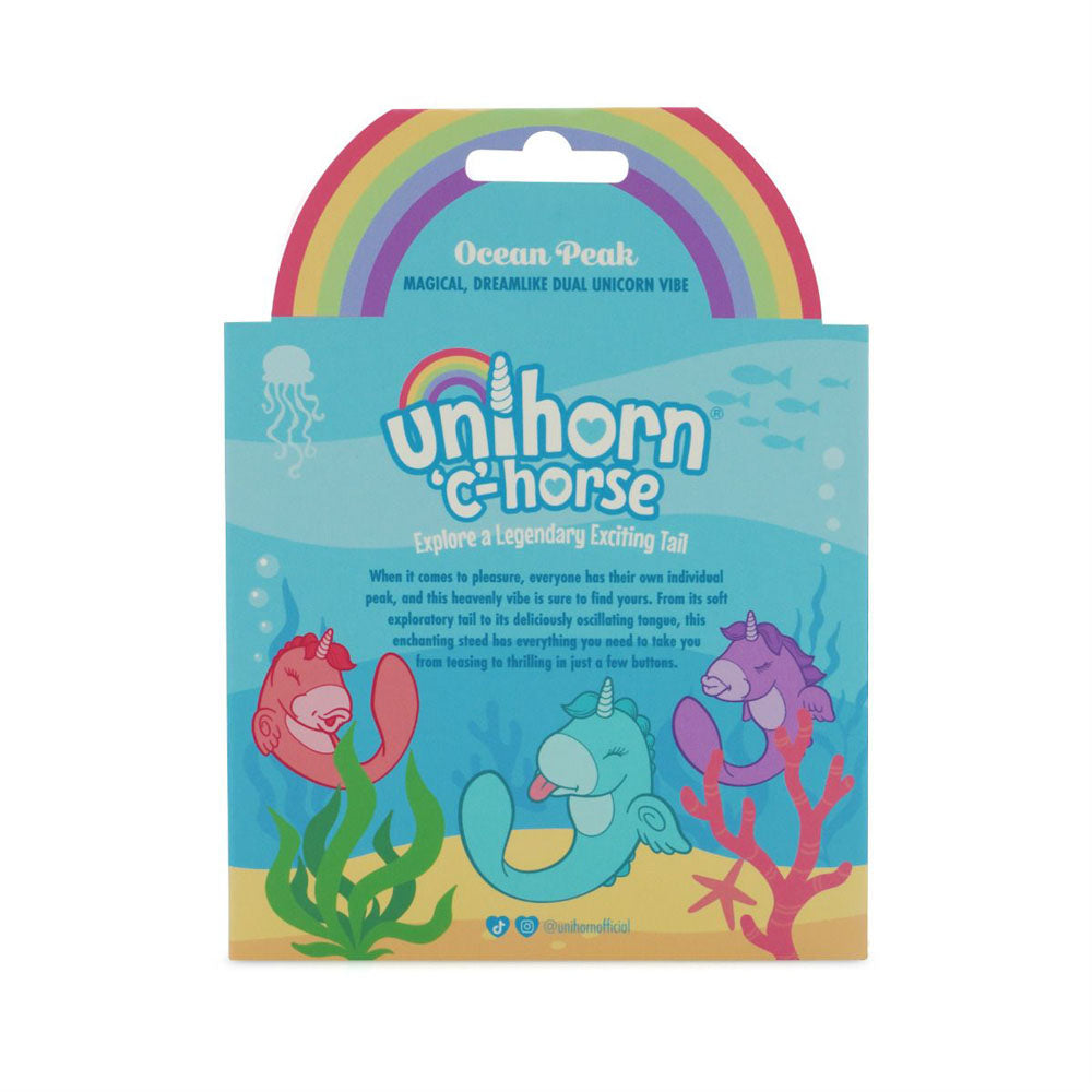 Unihorn - C Horse - Ocean Peak -USB Rechargeable Dual Unicorn Vibrator