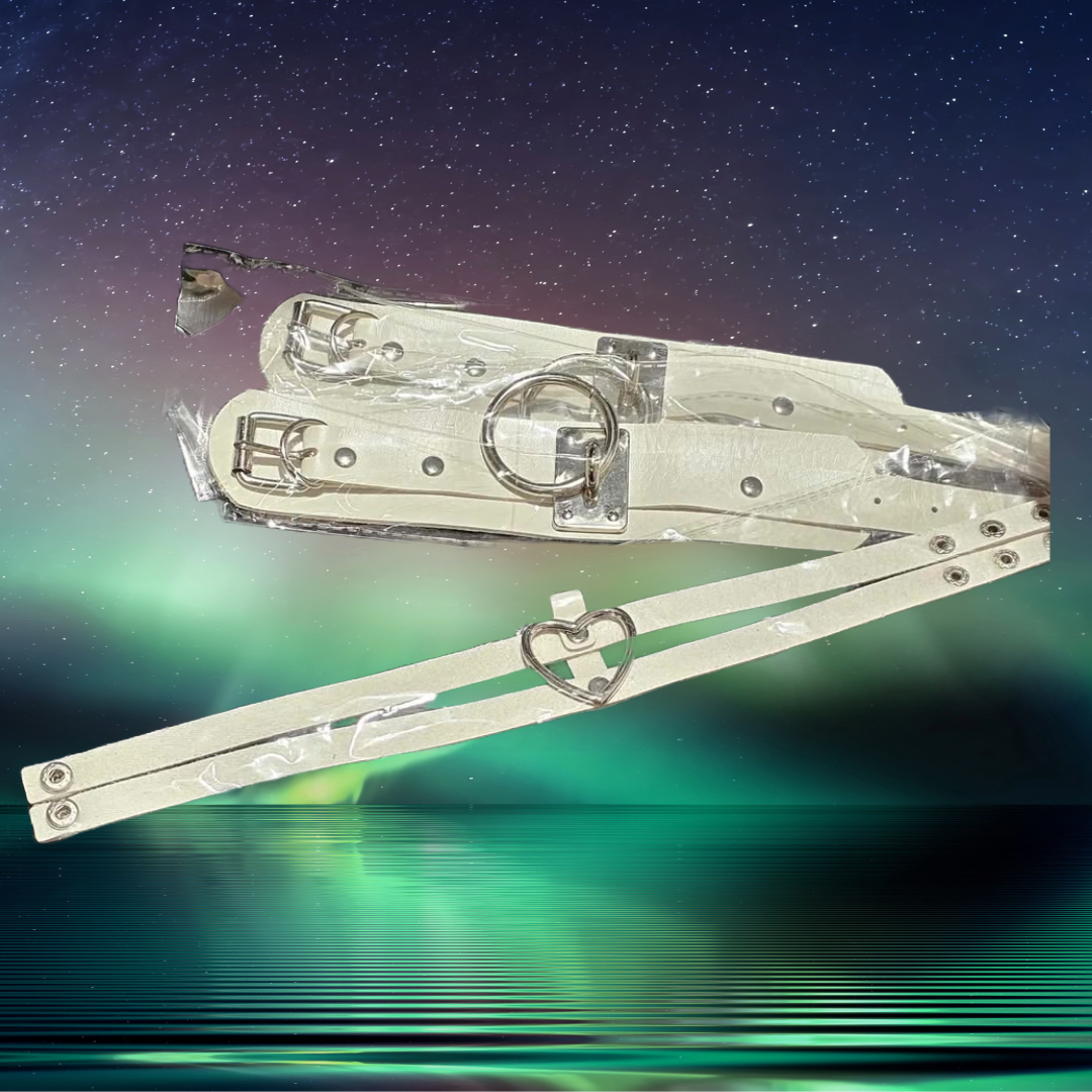 Collar & Wrist Cuffs Set! 🔥✨