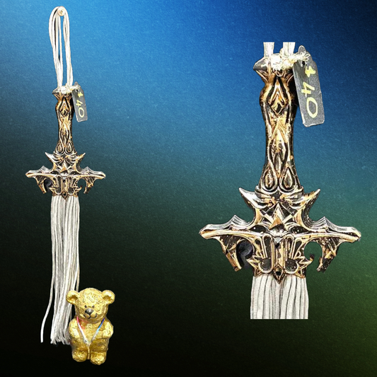 Gold & Black Sword Flogger