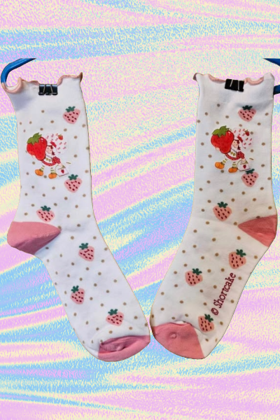 Strawberry Shortcake Socks! 🍓🍰