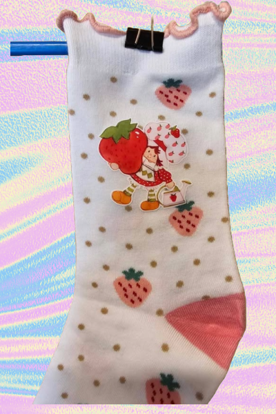 Strawberry Shortcake Socks! 🍓🍰