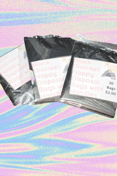 Black Adult Nappy Bags