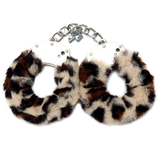 WhipSmart Classic Cuffs - Leopard Furry Restraints