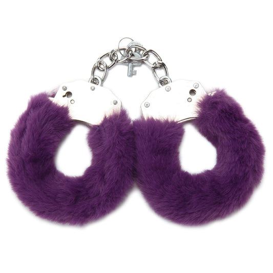 Whip Smart Classic Cuffs -  Purple Furry Restraints