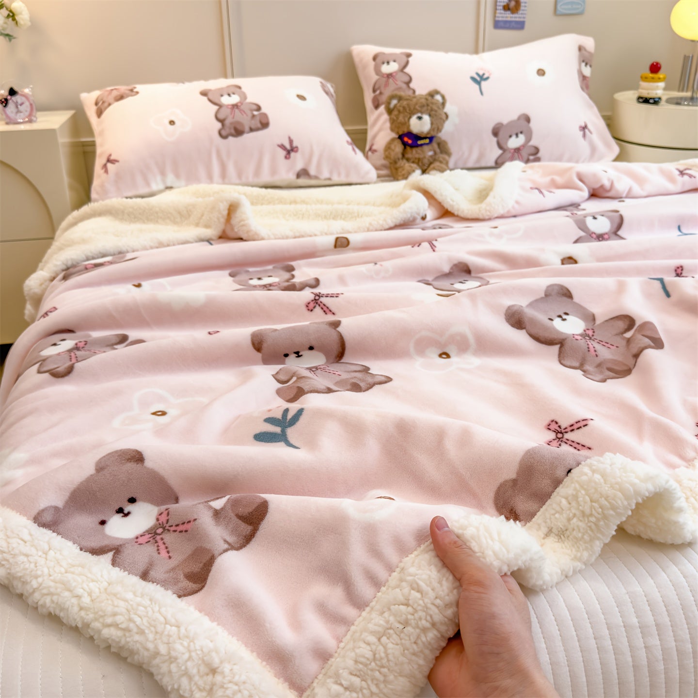 Milk Velvet Blanket, Double-sided Soft and Delicate